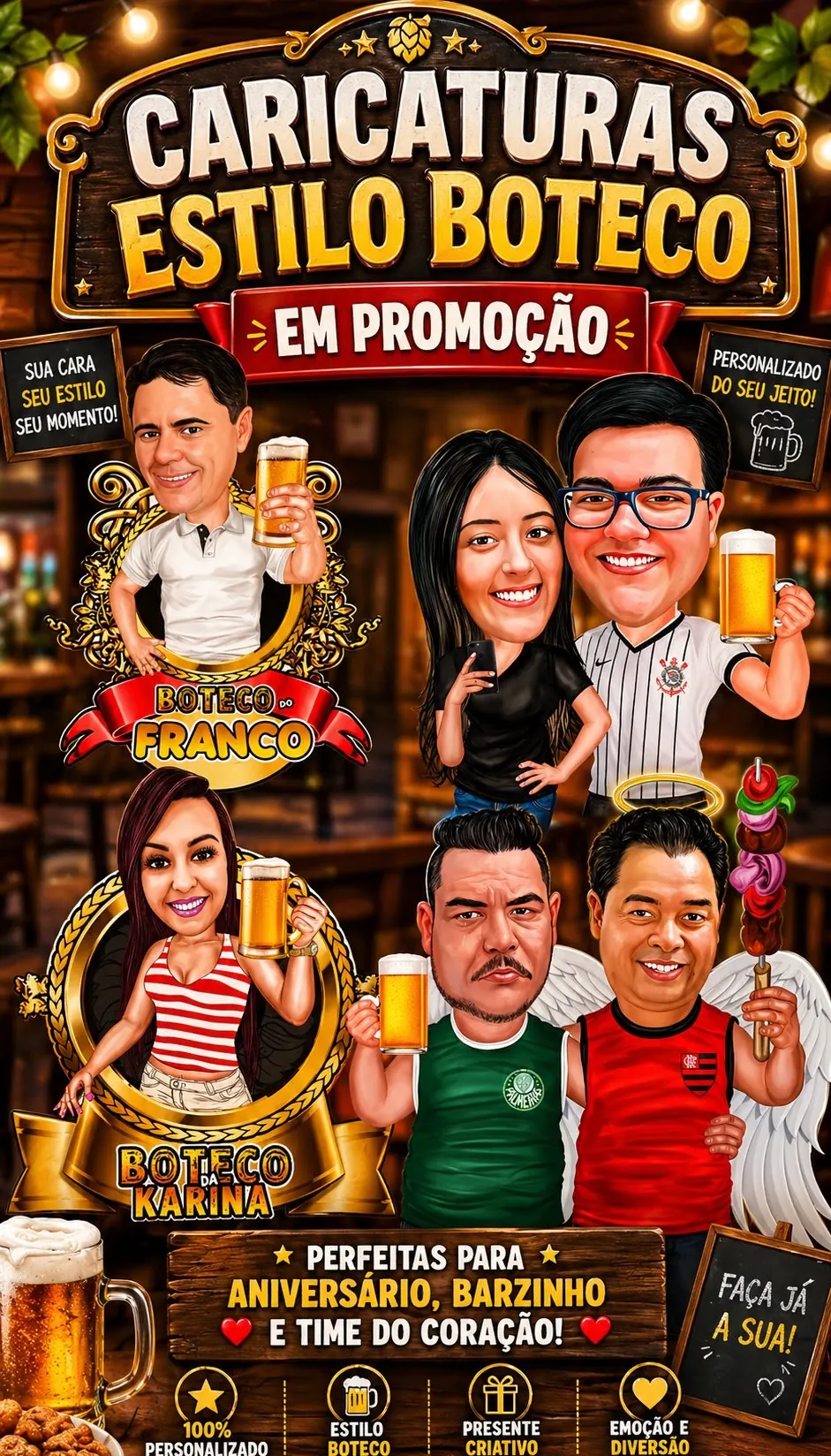 Estilo de caricatura personalizada
