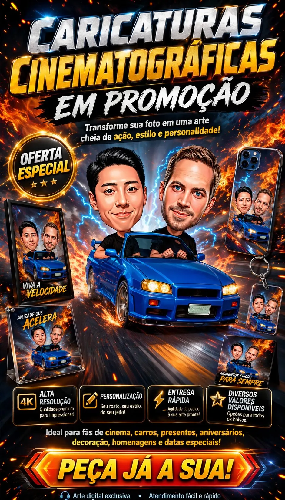 Estilo de caricatura personalizada